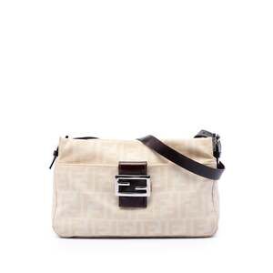 Fendi Vintage Pocket Shoulder Bag Zucca #299147F10B